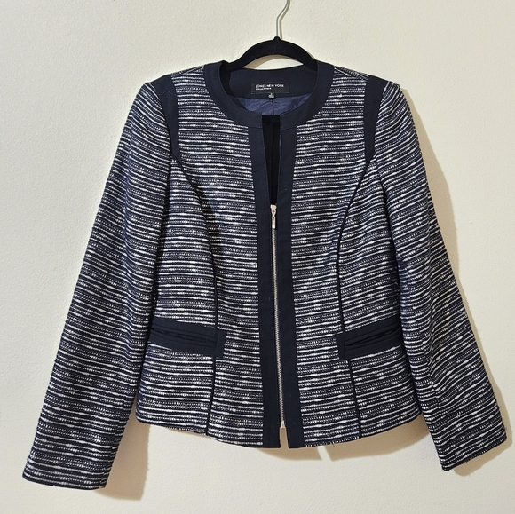 Jones New York Striped Blazer - Picture 1 of 6